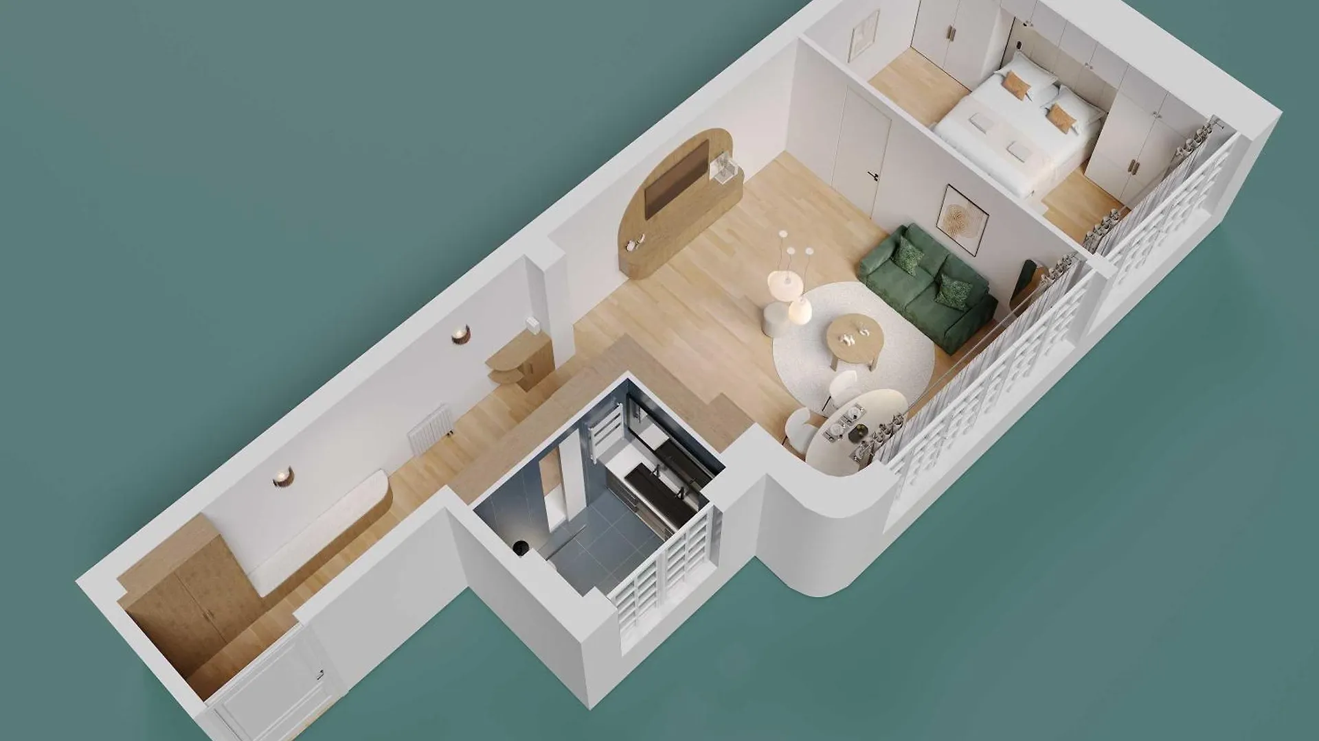 Amazing Apartment 4P 1 Bedroom - Cite Magenta Paris 0*,